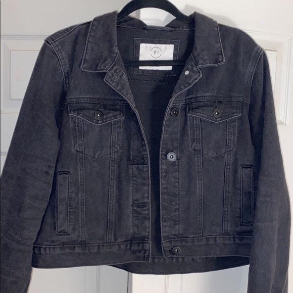 black wash jean jacket